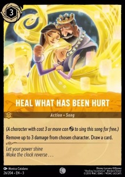 Heal What Has Been Hurt