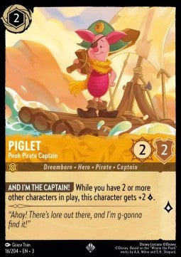 Piglet - Pooh Pirate Captain (V.1)