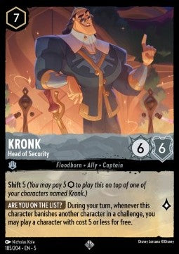 Kronk - Head of Security