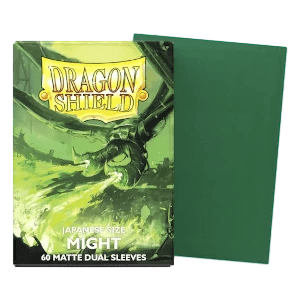 60 Small Dragon Shield Sleeves - Matte Dual Might