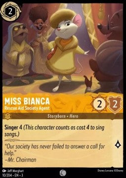 Miss Bianca - International Rescue Aid Society Agent